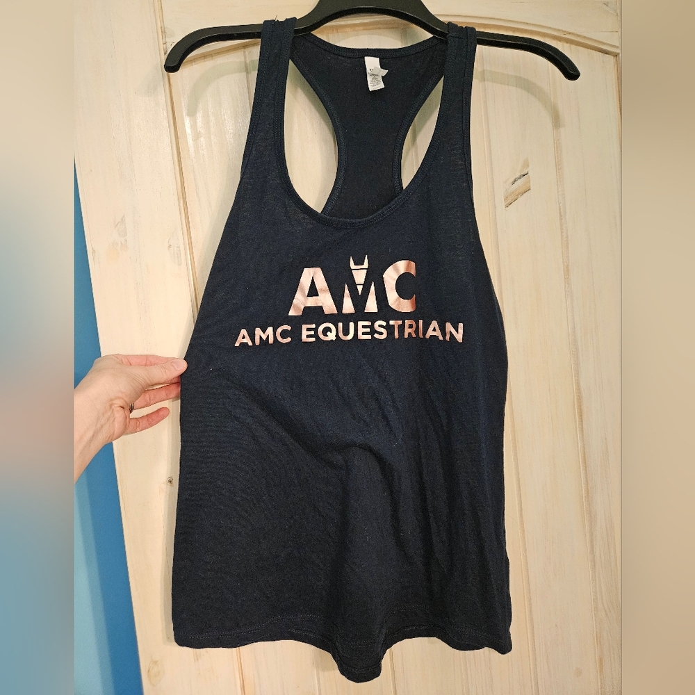 Equestrian Black Tank Top